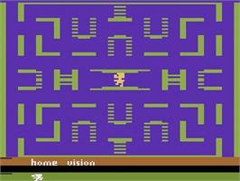 Title screen of Go Go Home on the Atari 2600.
