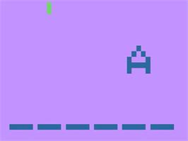 Title screen of Hangman on the Atari 2600.