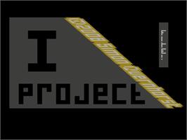 Title screen of I Project on the Atari 2600.