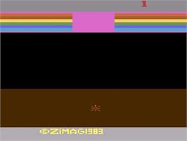 Title screen of Immies And Aggies on the Atari 2600.