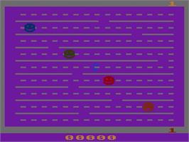 Title screen of Jawbreaker on the Atari 2600.