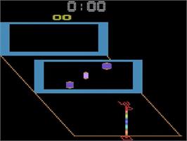Title screen of Lasercade on the Atari 2600.