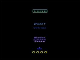 Title screen of Lead on the Atari 2600.