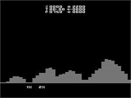 Title screen of Lunar Lander on the Atari 2600.