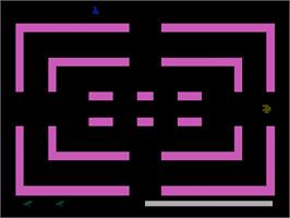 Title screen of Marauder on the Atari 2600.
