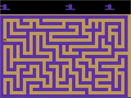 Title screen of Maze Craze on the Atari 2600.