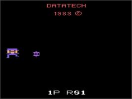 Title screen of Mazy Match on the Atari 2600.