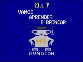 Title screen of Megaboy on the Atari 2600.