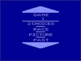 Title screen of Mind Maze on the Atari 2600.