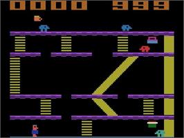 Title screen of Miner 2049er on the Atari 2600.