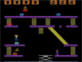 Title screen of Miner 2049er Volume II on the Atari 2600.