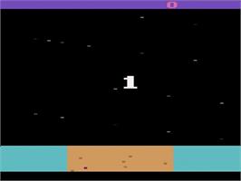 Title screen of Mission 3000 A.d. on the Atari 2600.