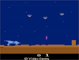 Title screen of Mission Survive on the Atari 2600.