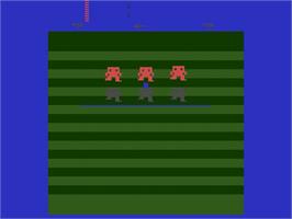 Title screen of NFL Football on the Atari 2600.