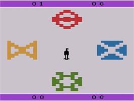 Title screen of Off Your Rocker on the Atari 2600.