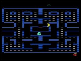 Title screen of Pac-Man 4K on the Atari 2600.