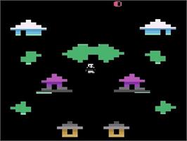Title screen of Panda Chase on the Atari 2600.