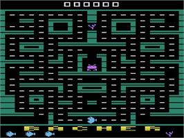 Title screen of Pesco on the Atari 2600.