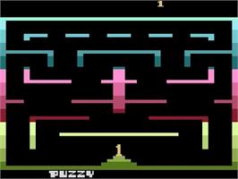 Title screen of Phantom Tank on the Atari 2600.