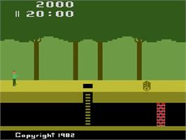 Title screen of Pitfall! on the Atari 2600.