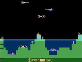 Title screen of Polaris on the Atari 2600.