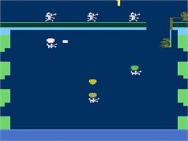 Title screen of Pooyan on the Atari 2600.
