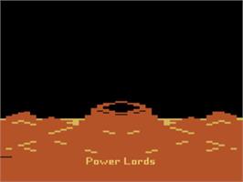 Title screen of Power Lords on the Atari 2600.