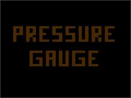 Title screen of Pressure Gauge on the Atari 2600.