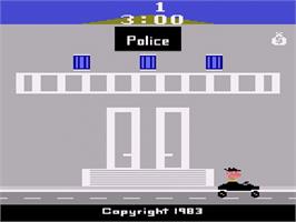 Title screen of Private Eye on the Atari 2600.