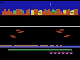 Title screen of Pursuit of the Pink Panther on the Atari 2600.
