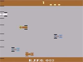 Title screen of Racing Car on the Atari 2600.