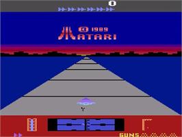 Title screen of Radar Lock on the Atari 2600.