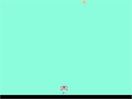 Title screen of Rainbow Invaders on the Atari 2600.