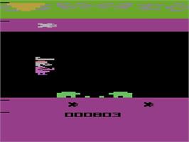Title screen of Red Sea Crossing on the Atari 2600.