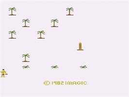 Title screen of Riddle of the Sphinx on the Atari 2600.