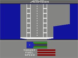 Title screen of River Raid 2 on the Atari 2600.