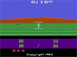 Title screen of Robot Tank on the Atari 2600.