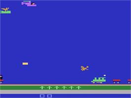 Title screen of Rocky And Bullwinkle on the Atari 2600.