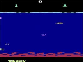 Title screen of Sea Monster on the Atari 2600.