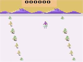 Title screen of Ski Run on the Atari 2600.