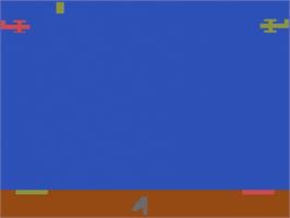 Title screen of Sky Diver on the Atari 2600.