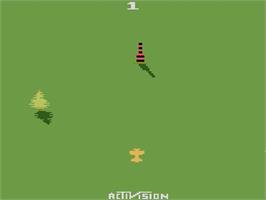 Title screen of Sky Jinks on the Atari 2600.