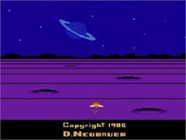 Title screen of Solaris on the Atari 2600.