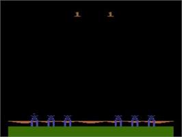 Title screen of Space Robot on the Atari 2600.