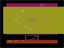 Title screen of Spacemaster X-7 on the Atari 2600.