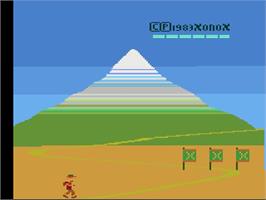 Title screen of Spike's Peak on the Atari 2600.