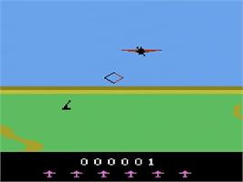Title screen of Spitfire Attack on the Atari 2600.