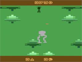 Title screen of Star Wars - Return Of The Jedi - Ewok Adventure on the Atari 2600.