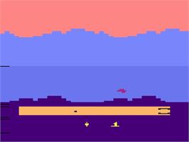 Title screen of Star Wars - The Empire Strikes Back on the Atari 2600.