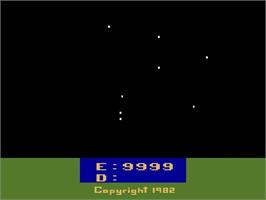 Title screen of Starmaster on the Atari 2600.
